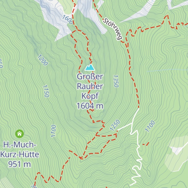 Map of Kleiner Rauher Kopf