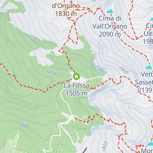 Map of La Fossa