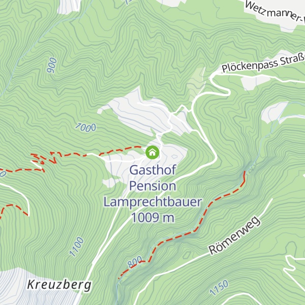 Map of Gasthof Pension Lamprechtbauer