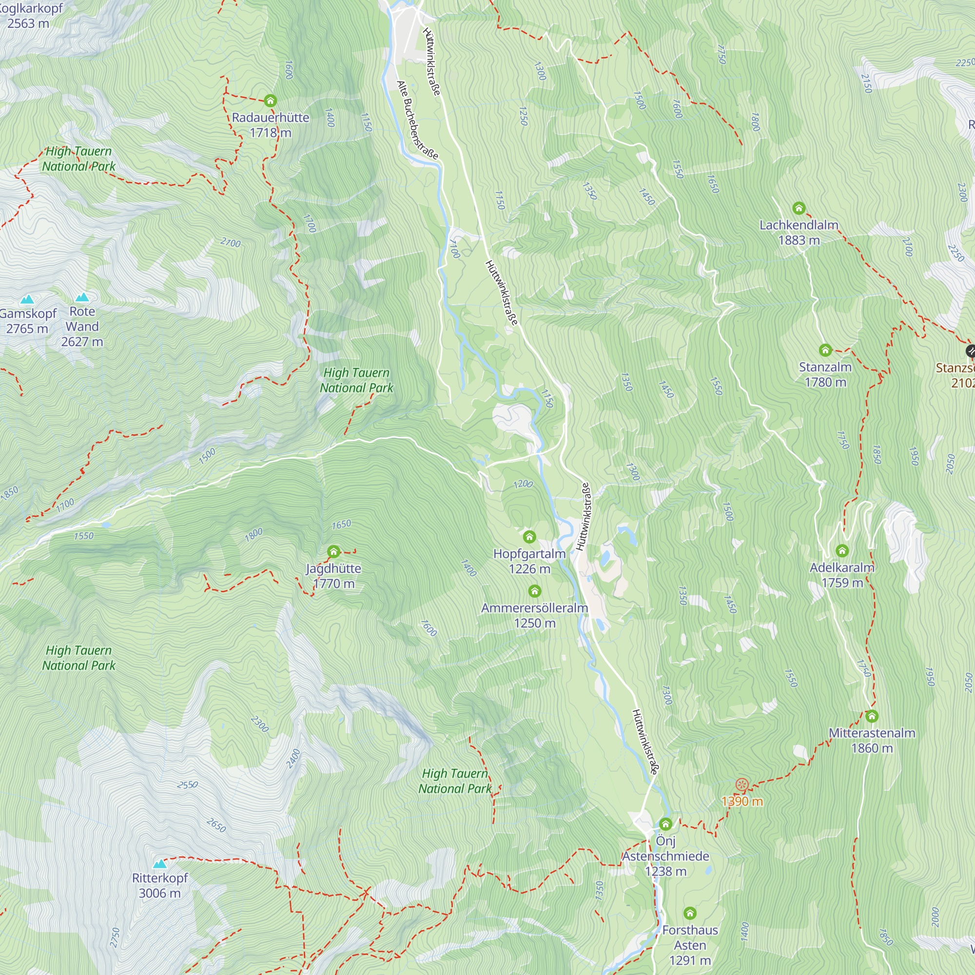 Lechnerhäusl map