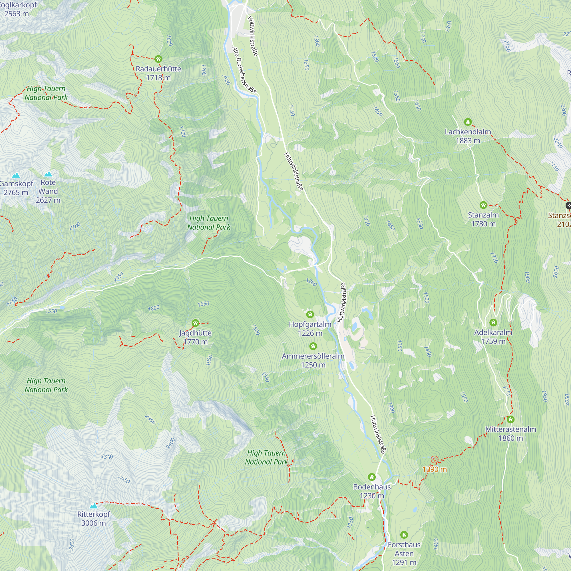 Lechnerhäusl map