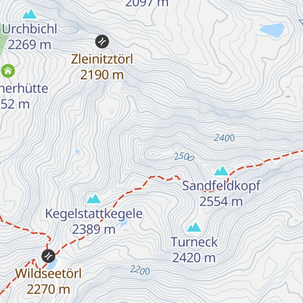 Map of Kesselkogel