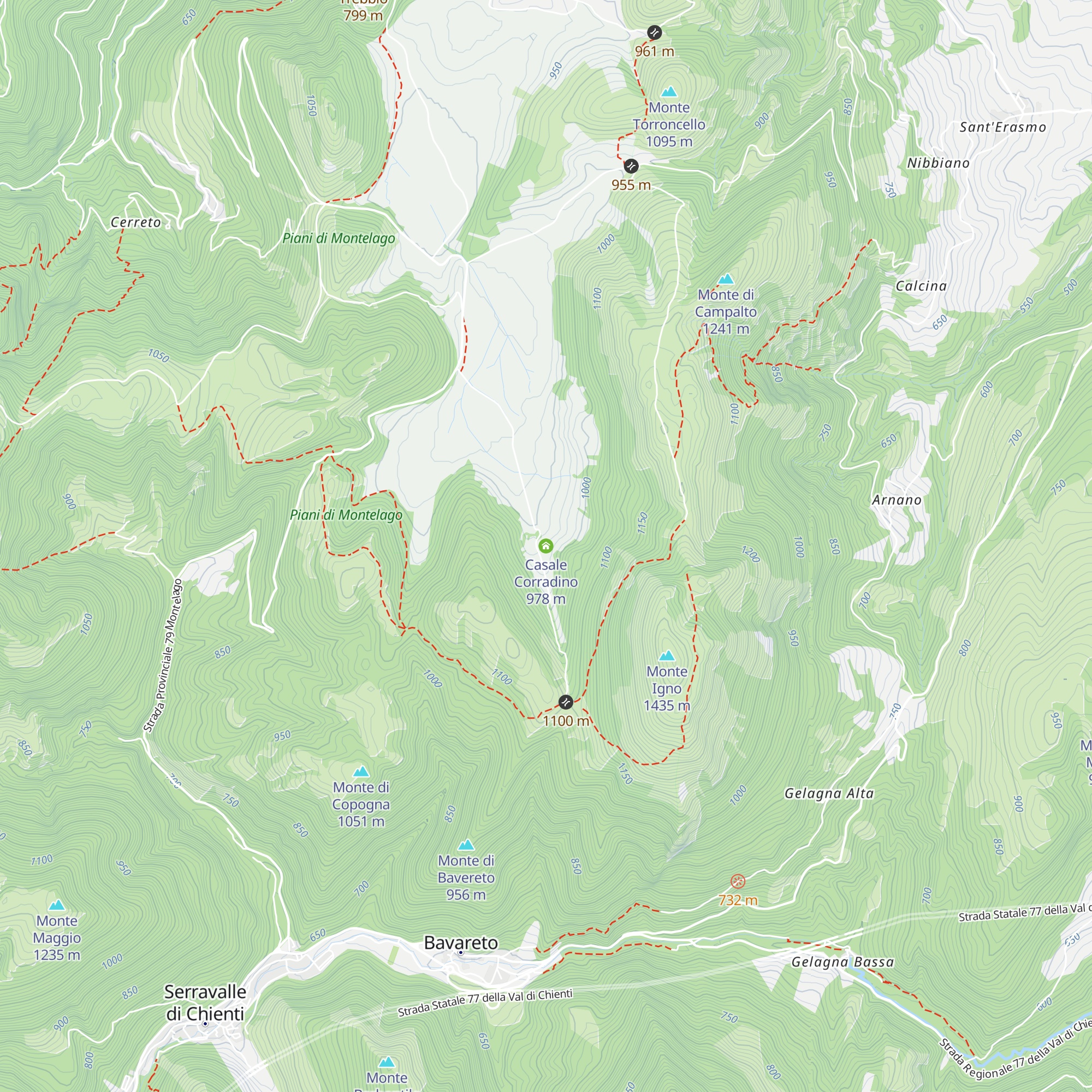 Casale Corradino map