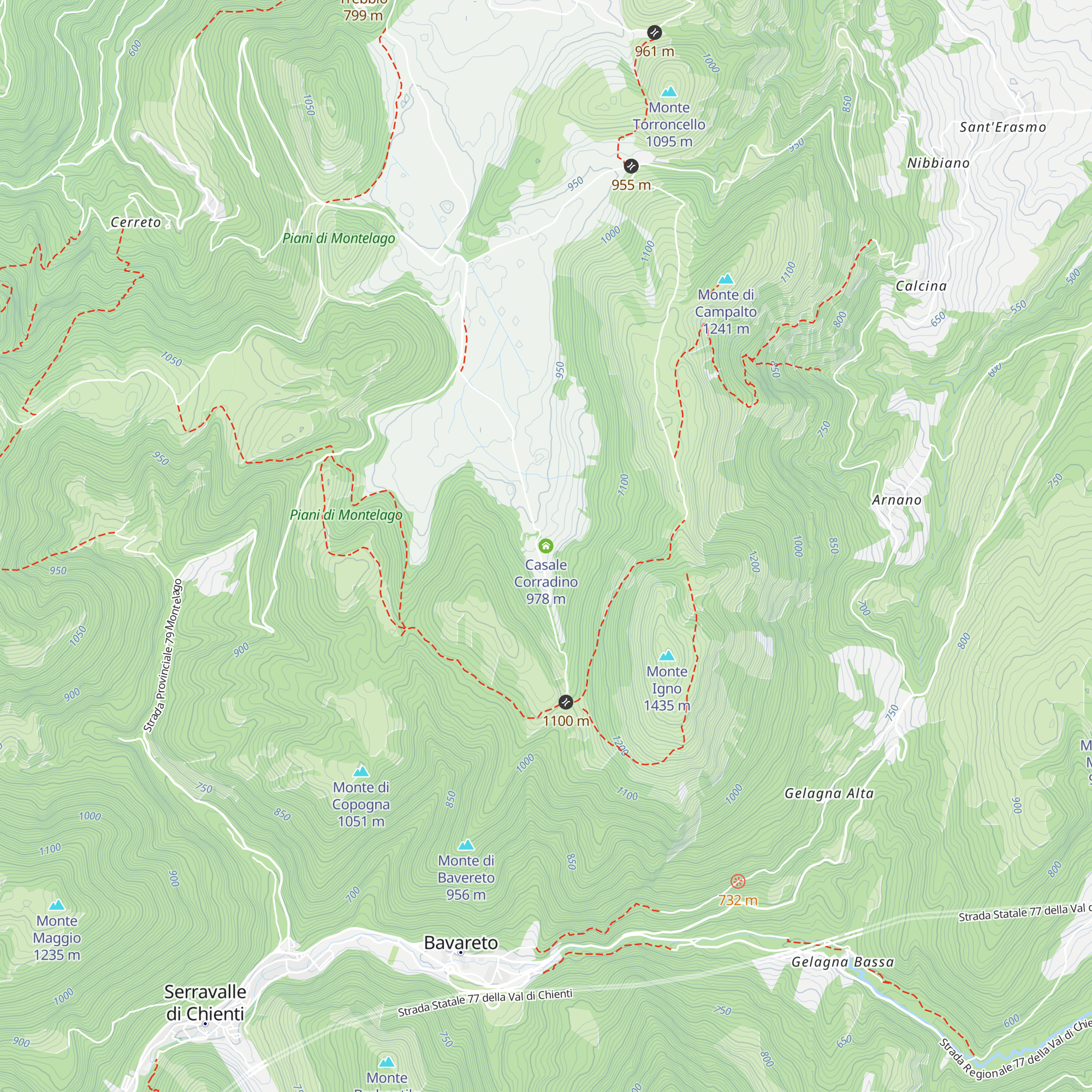 Casale Corradino map