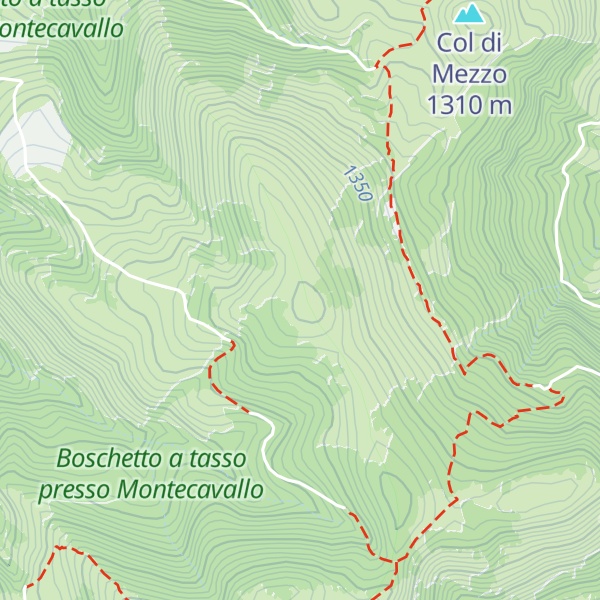 Map of Colle dei Fienili