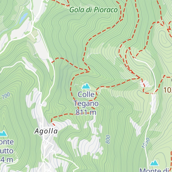 Map of Colle Tegano