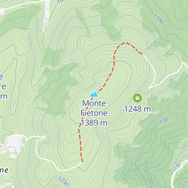 Map of Monte Fietone