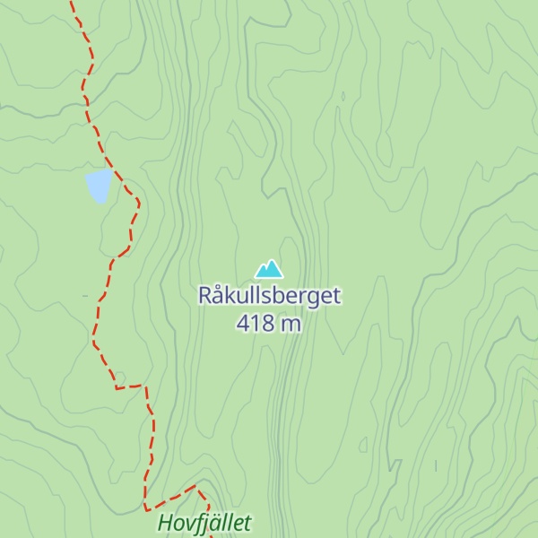 Map of Råkullsberget