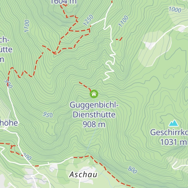 Map of Guggenbichl-Diensthütte