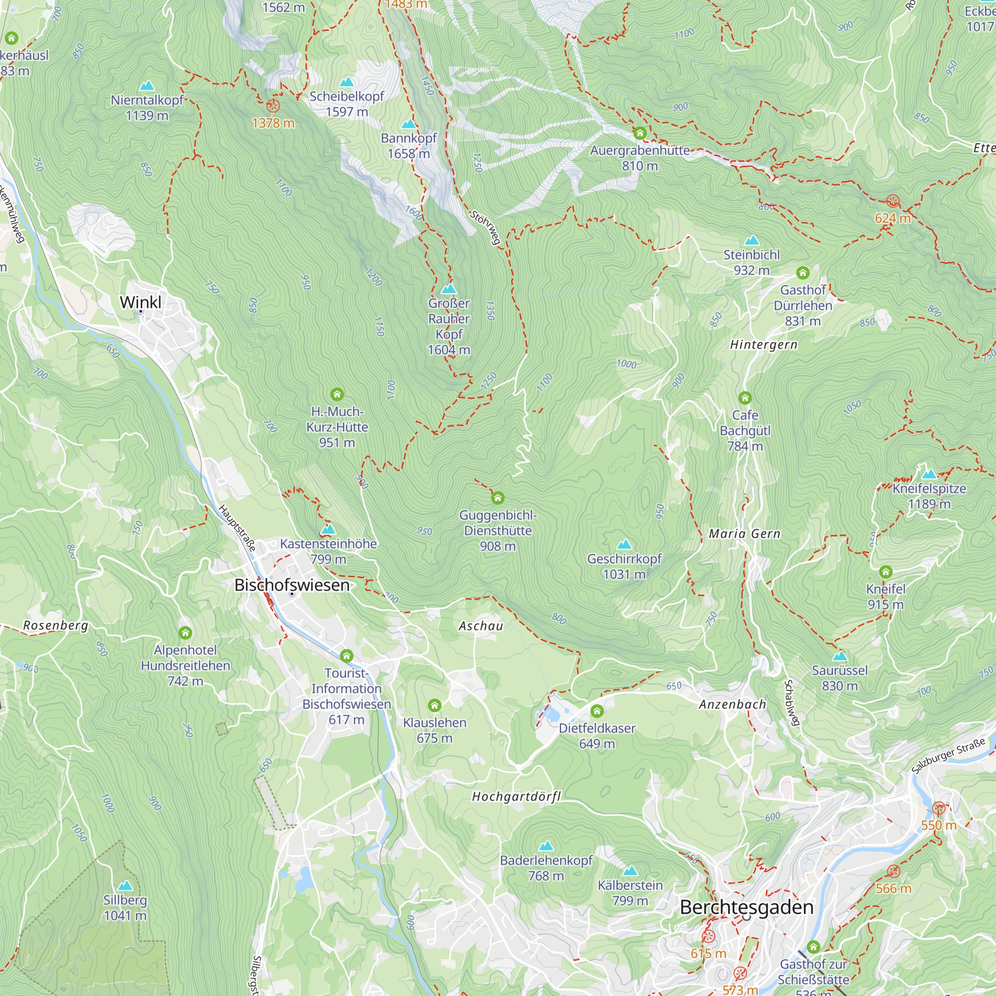 Guggenbichl-Diensthütte map