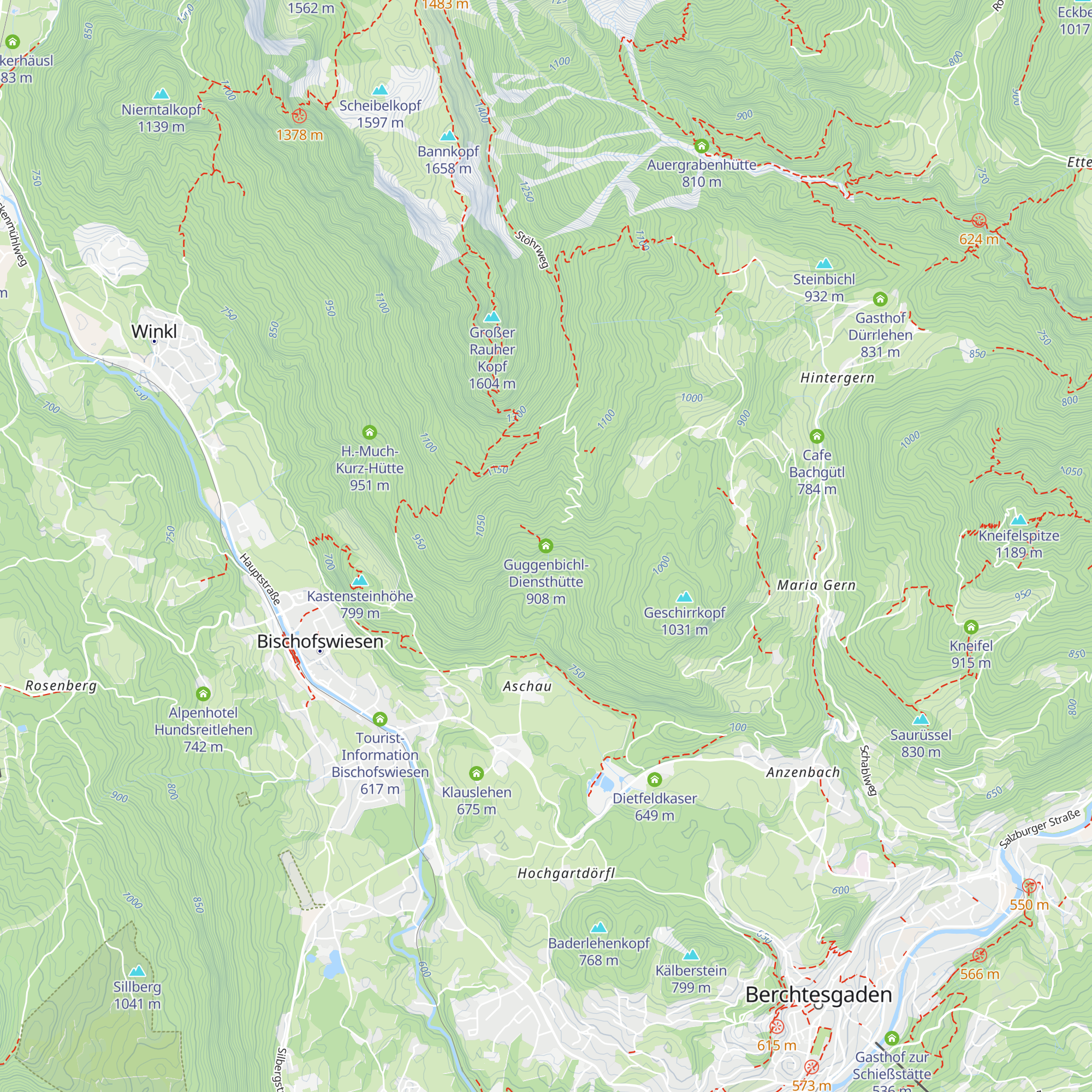 Guggenbichl-Diensthütte map