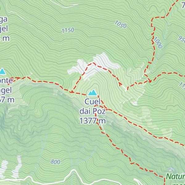 Map of Cuel dai Poz