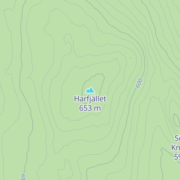 Map of Harfjället