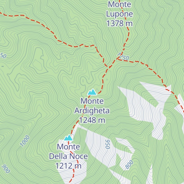 Map of Monte Ardigheta
