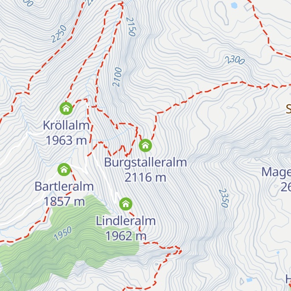 Map of Burgstalleralm