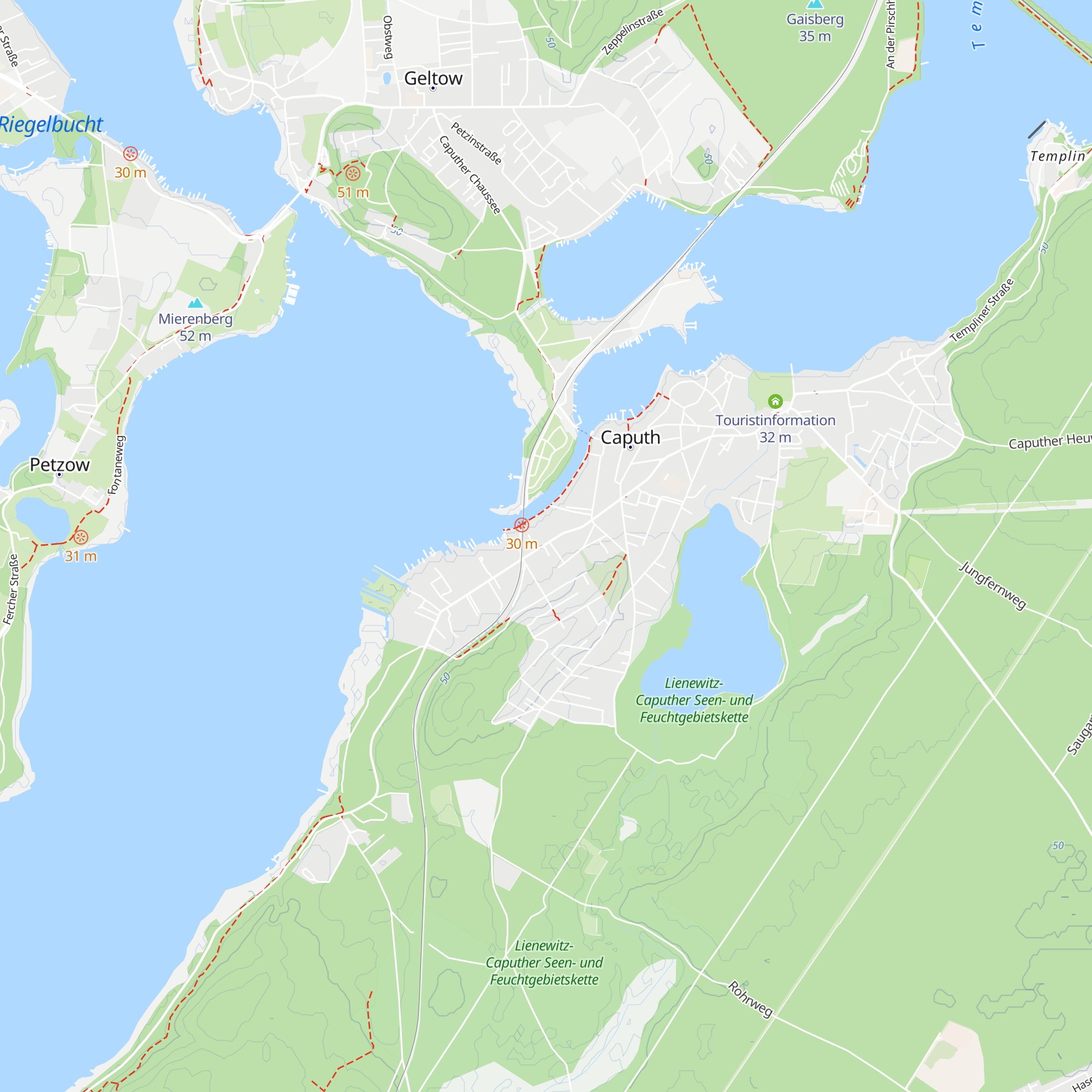 Refugium Schwielowsee map