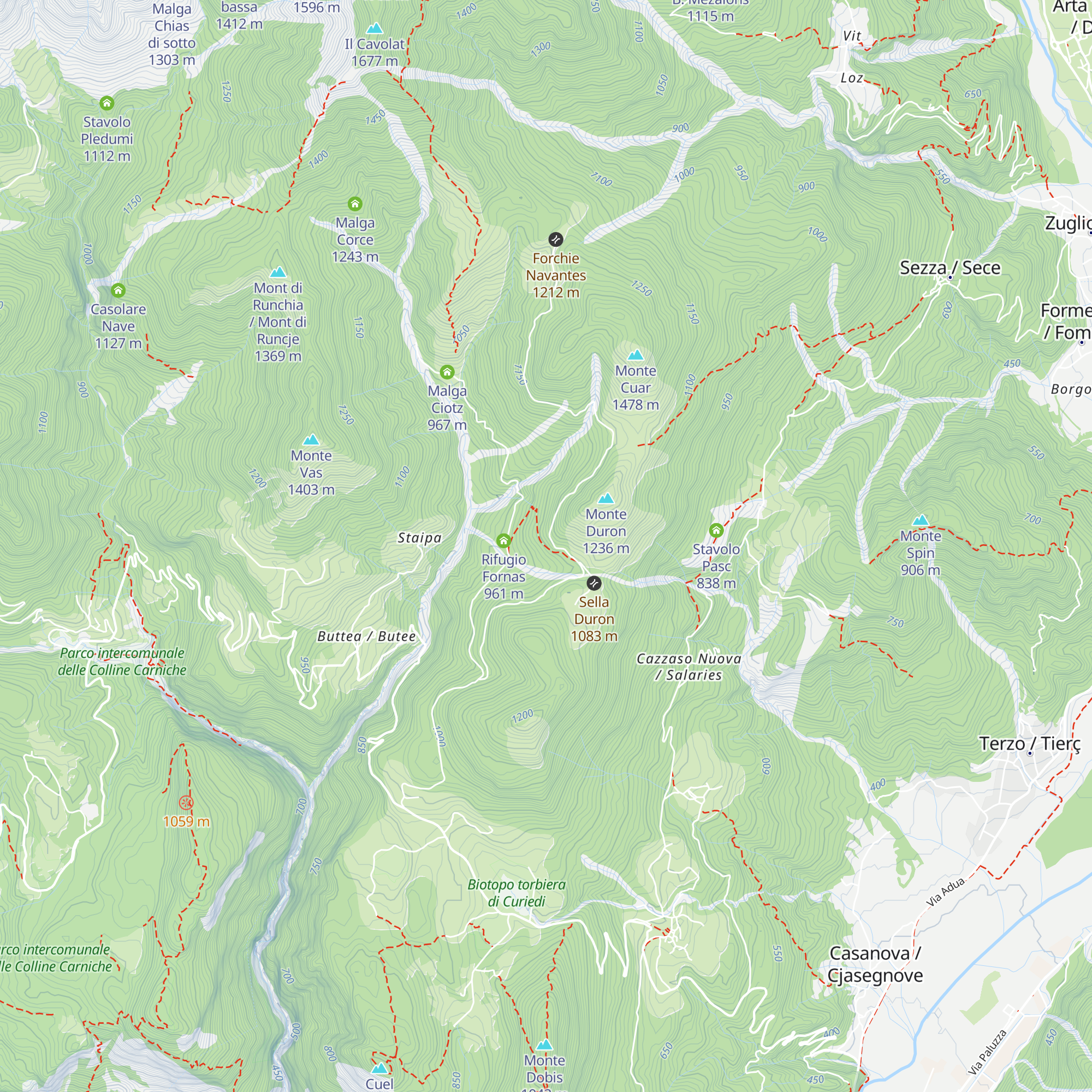 Cisterna map