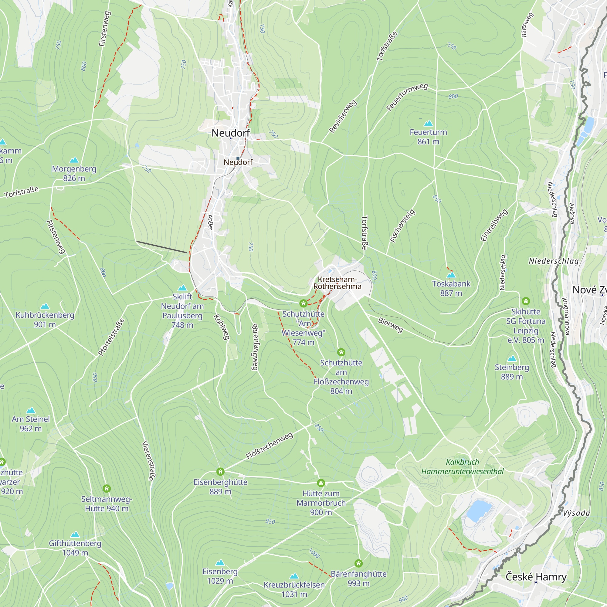 Schutzhütte "Am Wiesenweg" map