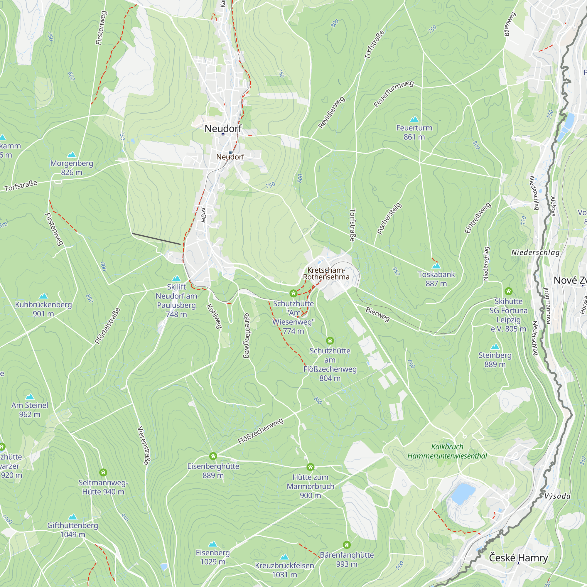 Schutzhütte "Am Wiesenweg" map