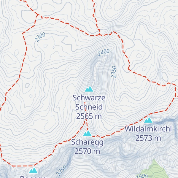 Map of Schwarze Schneid