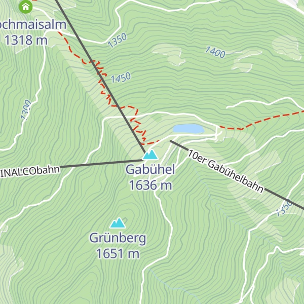 Map of Steinbockalm