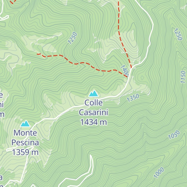 Map of Colle Casarini