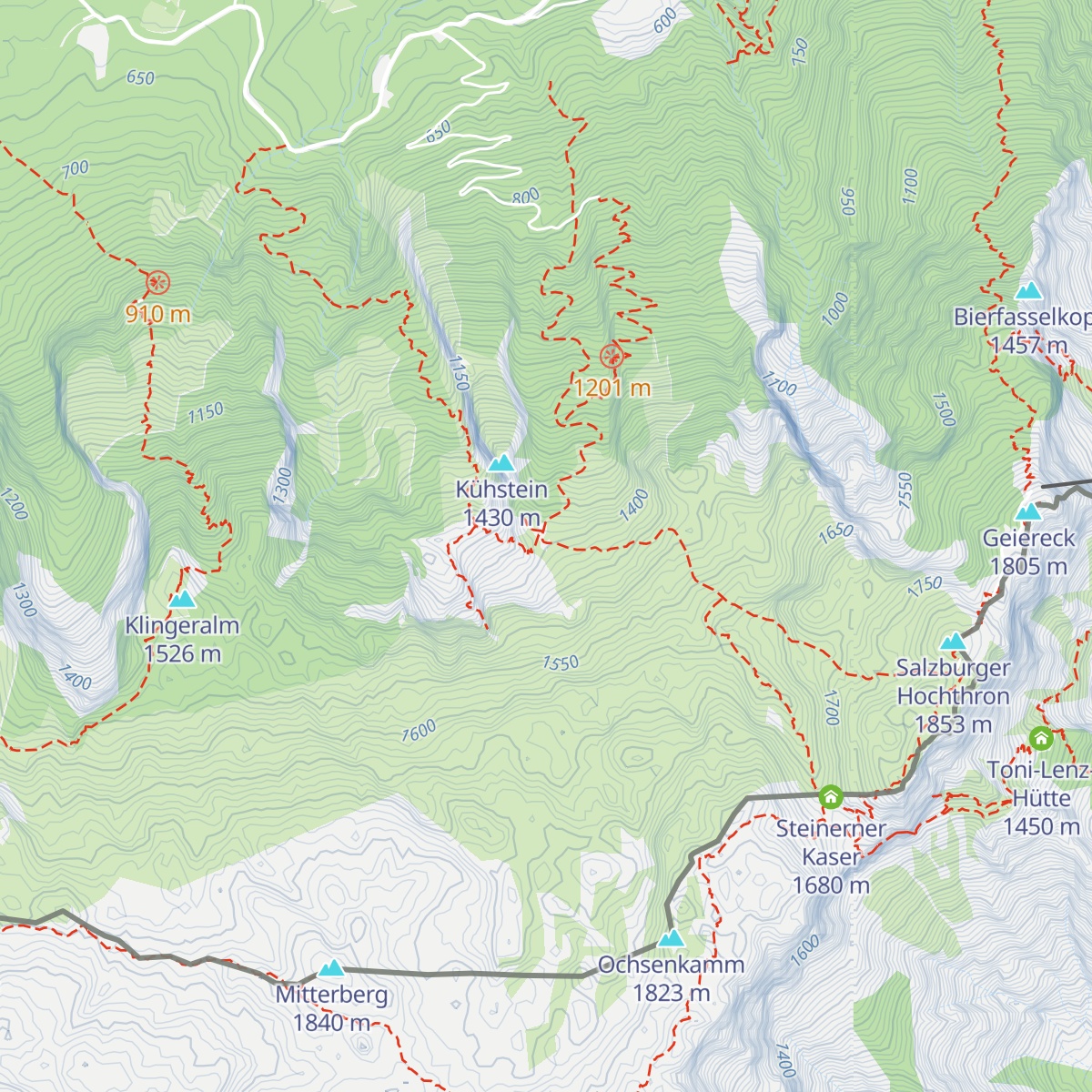 Kühsteinhütte map