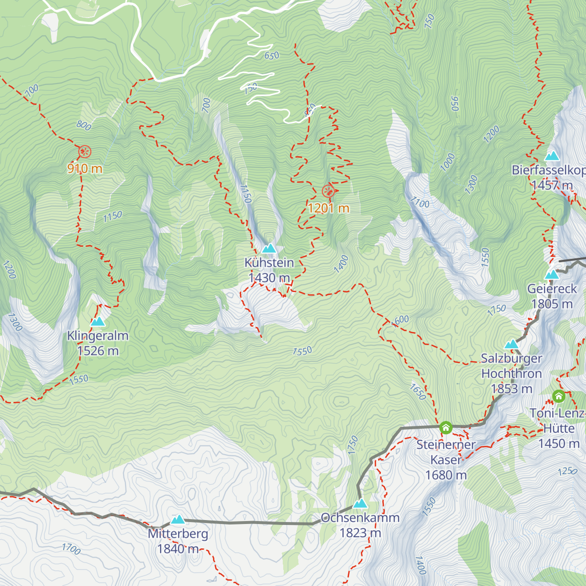Kühsteinhütte map