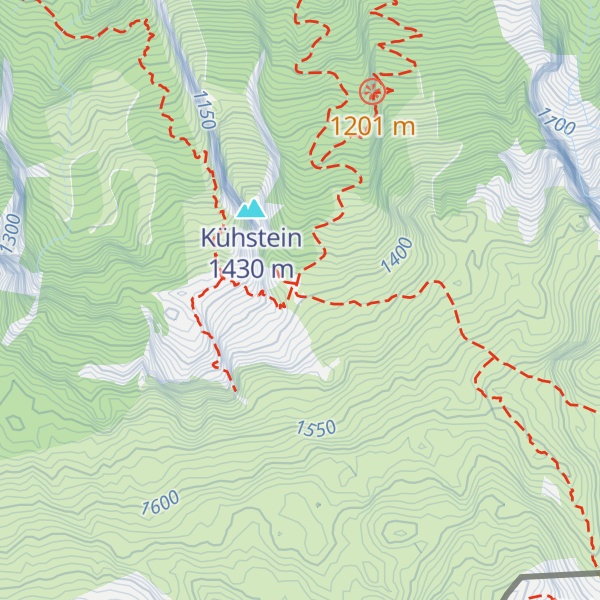 Map of Kühsteinhütte