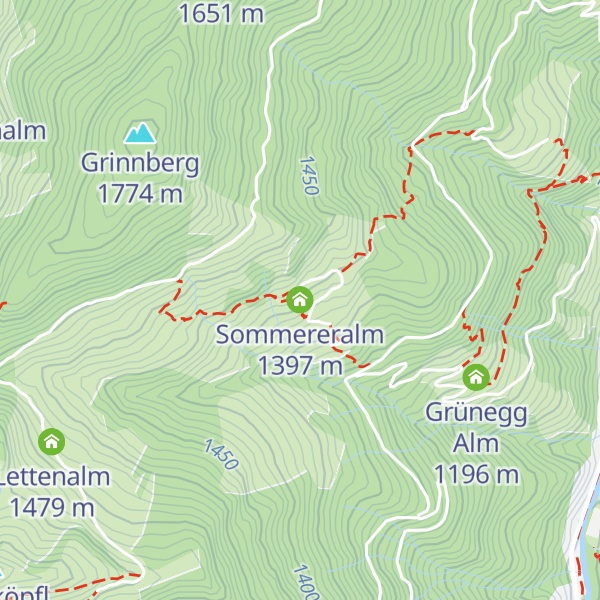 Map of Sommereralm