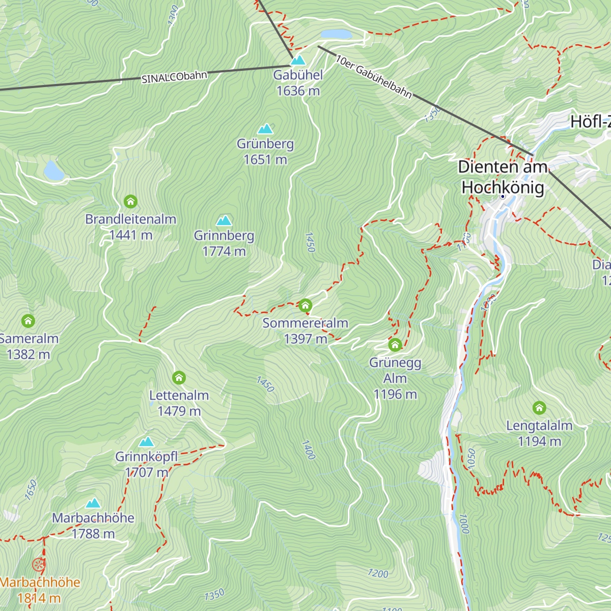 Sommereralm map