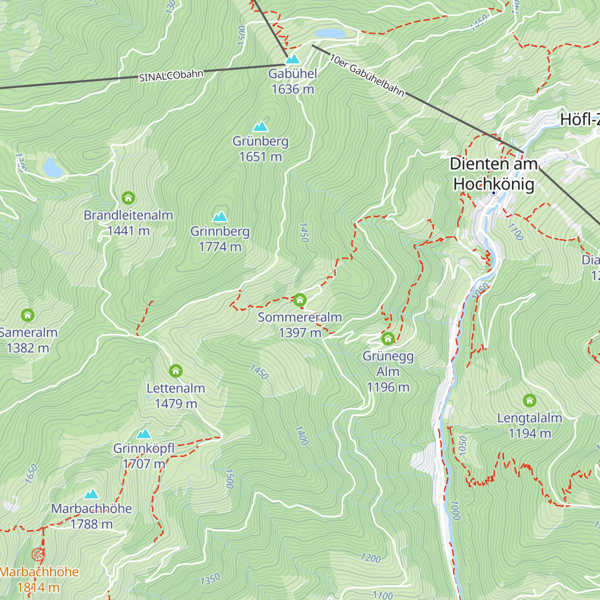 Sommereralm map