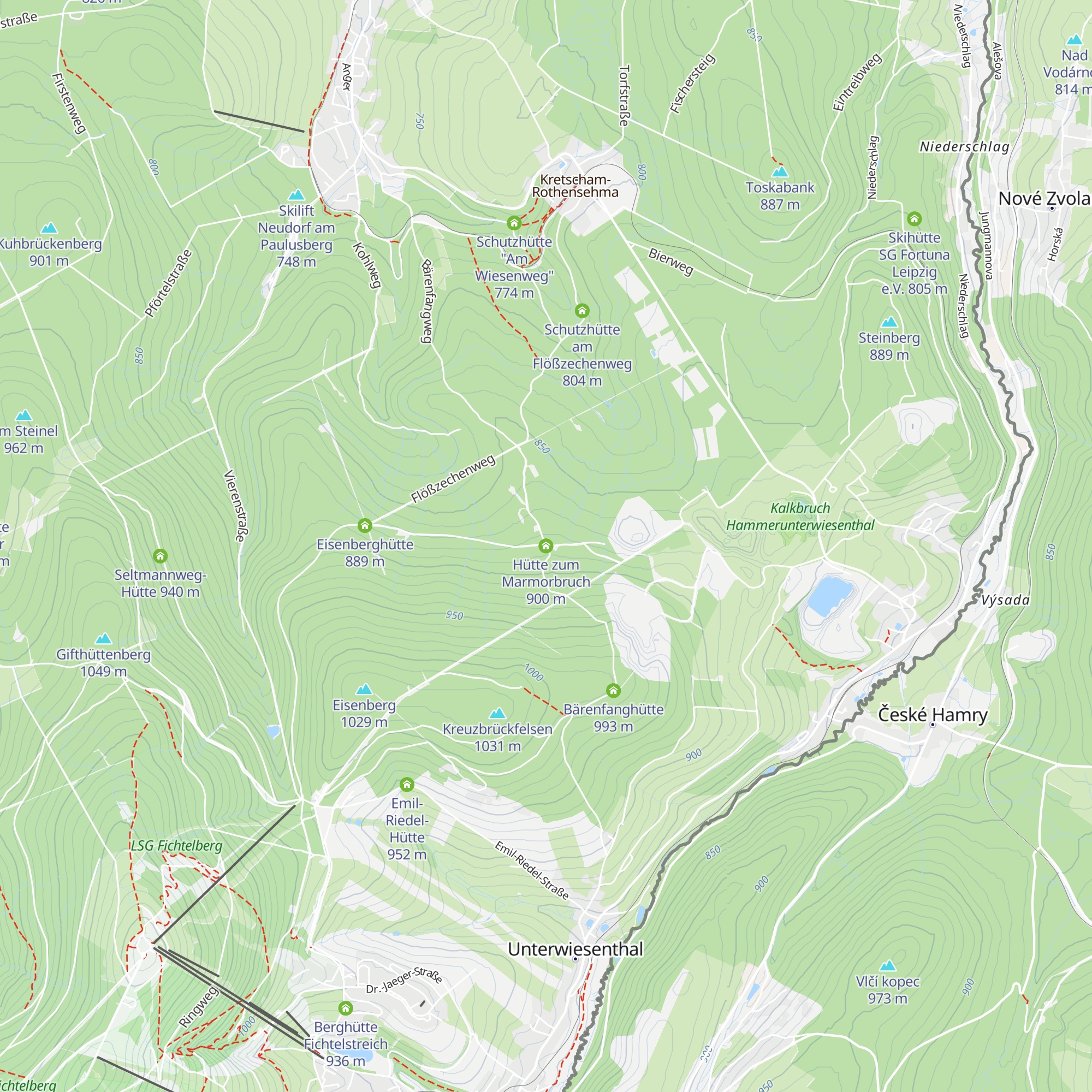 Hütte zum Marmorbruch map
