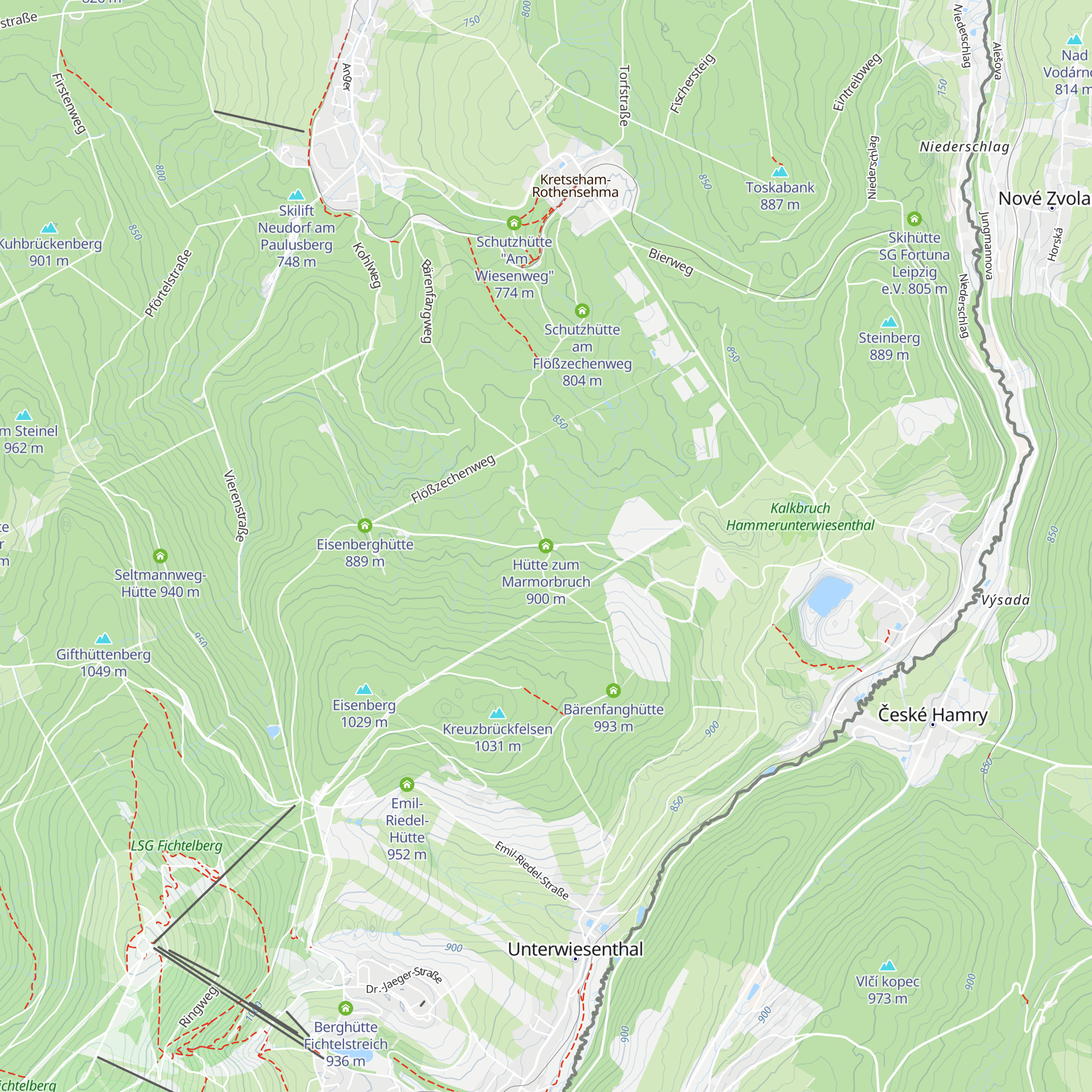 Hütte zum Marmorbruch map