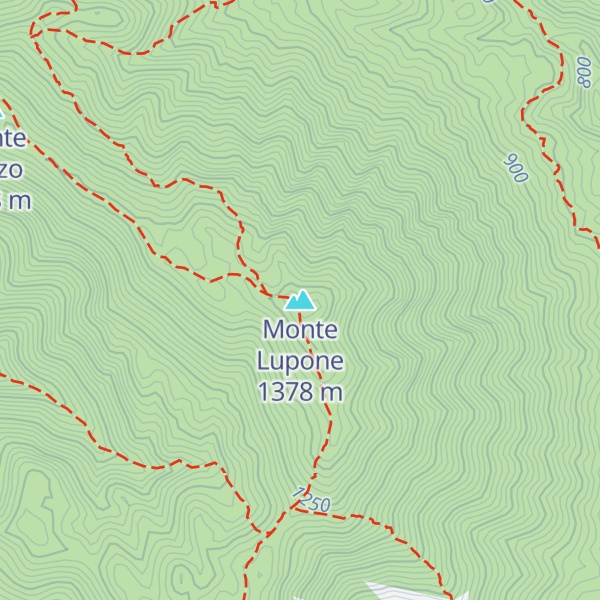 Map of Monte Lupone