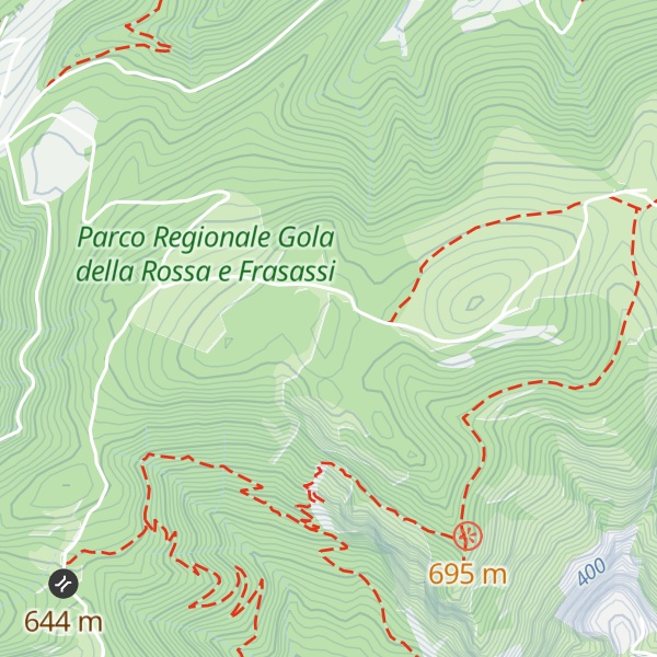 Map of Monte Sassone