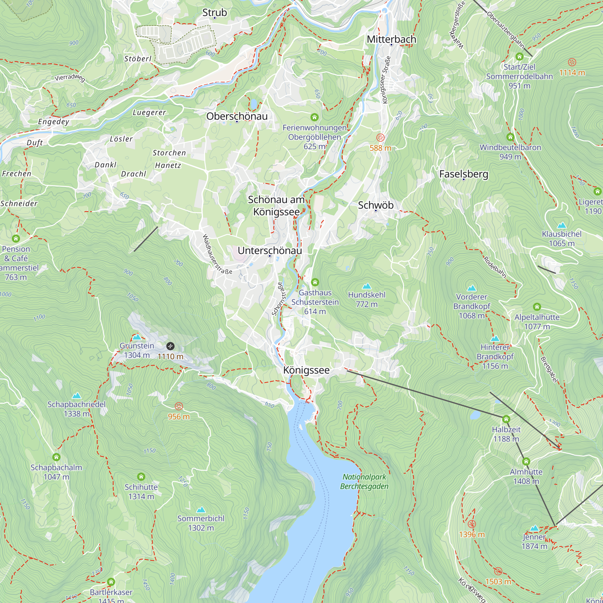 Gasthütte Fischkaser map
