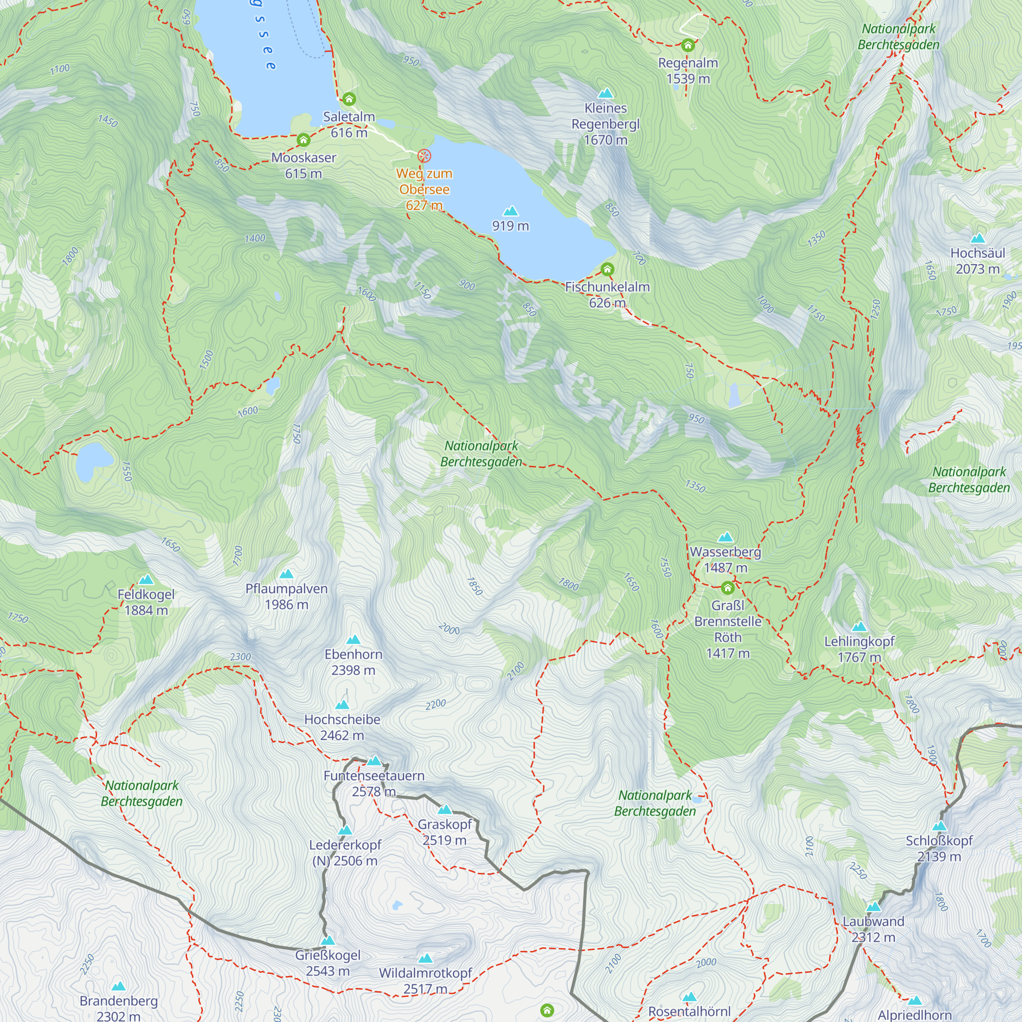 Ehem. Kranalalm map