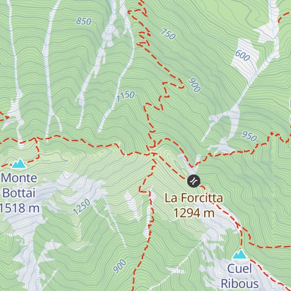Map of Bivacco Carcadè