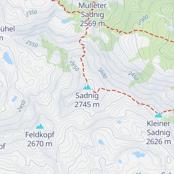 Map of Sadnig