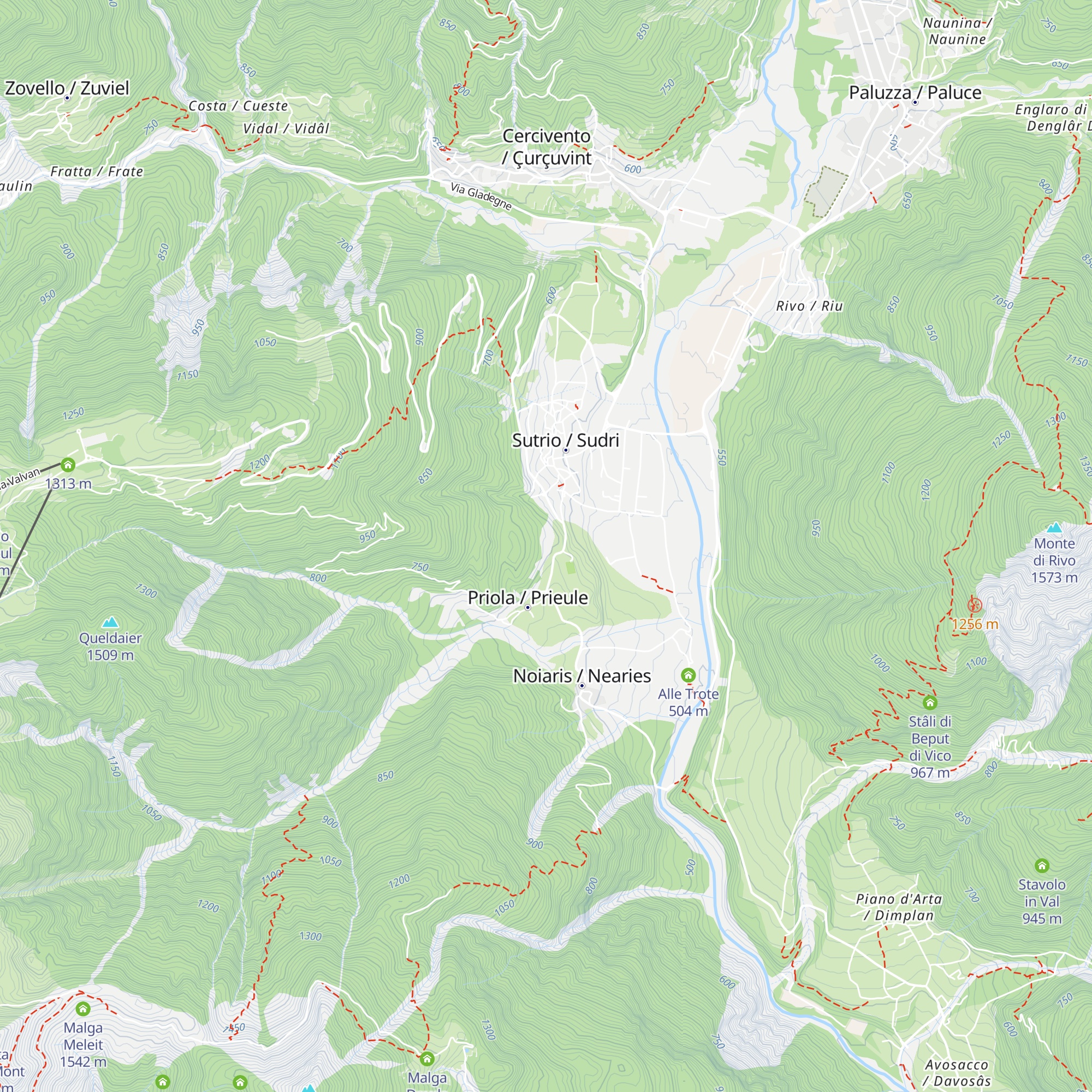 Agriturismo Naunal map