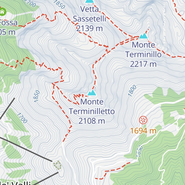 Map of Rifugio Massimo Rinaldi