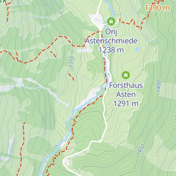 Map of "Goldgräberhütte" Fröstlehen