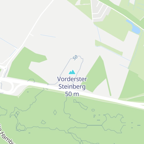 Map of Vorderster Steinberg