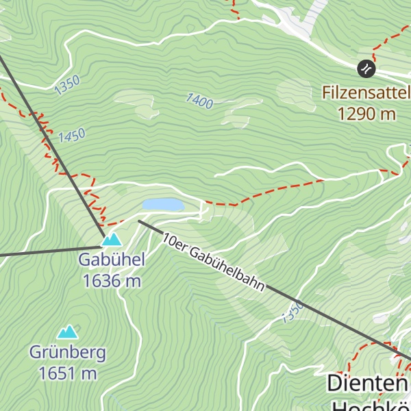 Map of Gabühelhutte