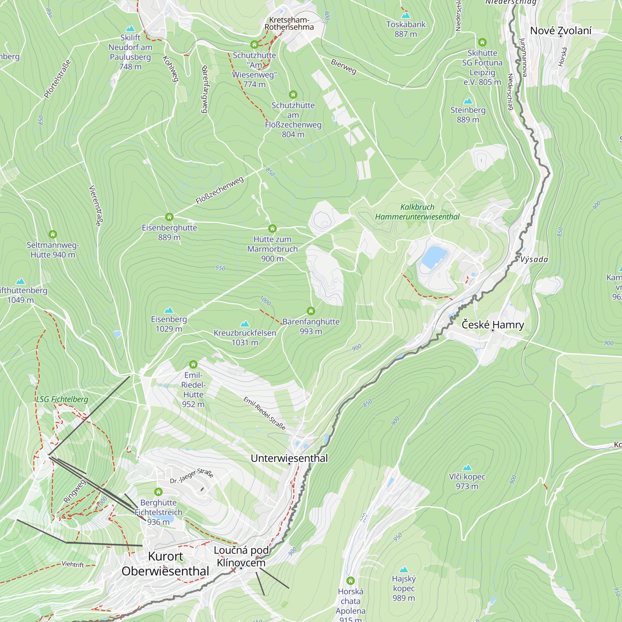 Bärenfanghütte map