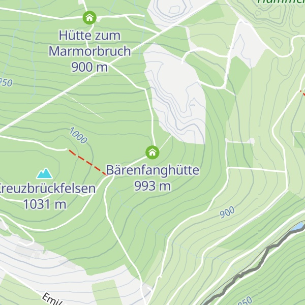 Map of Bärenfanghütte