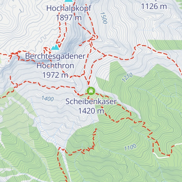 Map of Scheibenkaser