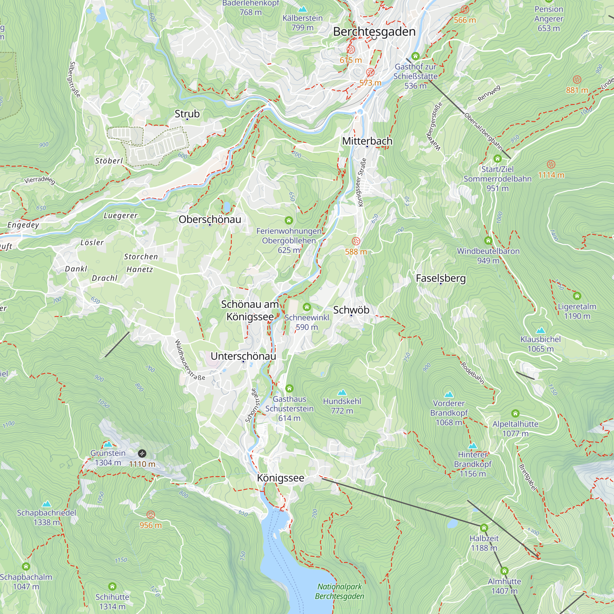 Schneewinkl map