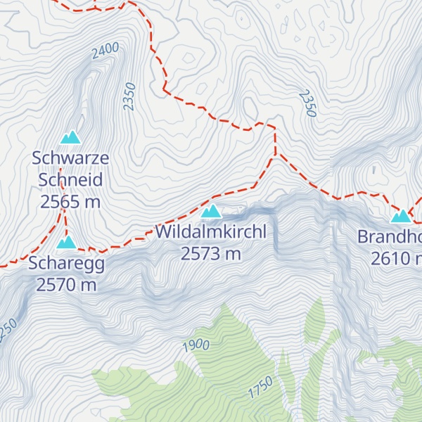 Map of Wildalmkirchl